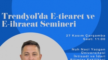 Trendyol'da E-ticaret ve E-ihracat Semineri